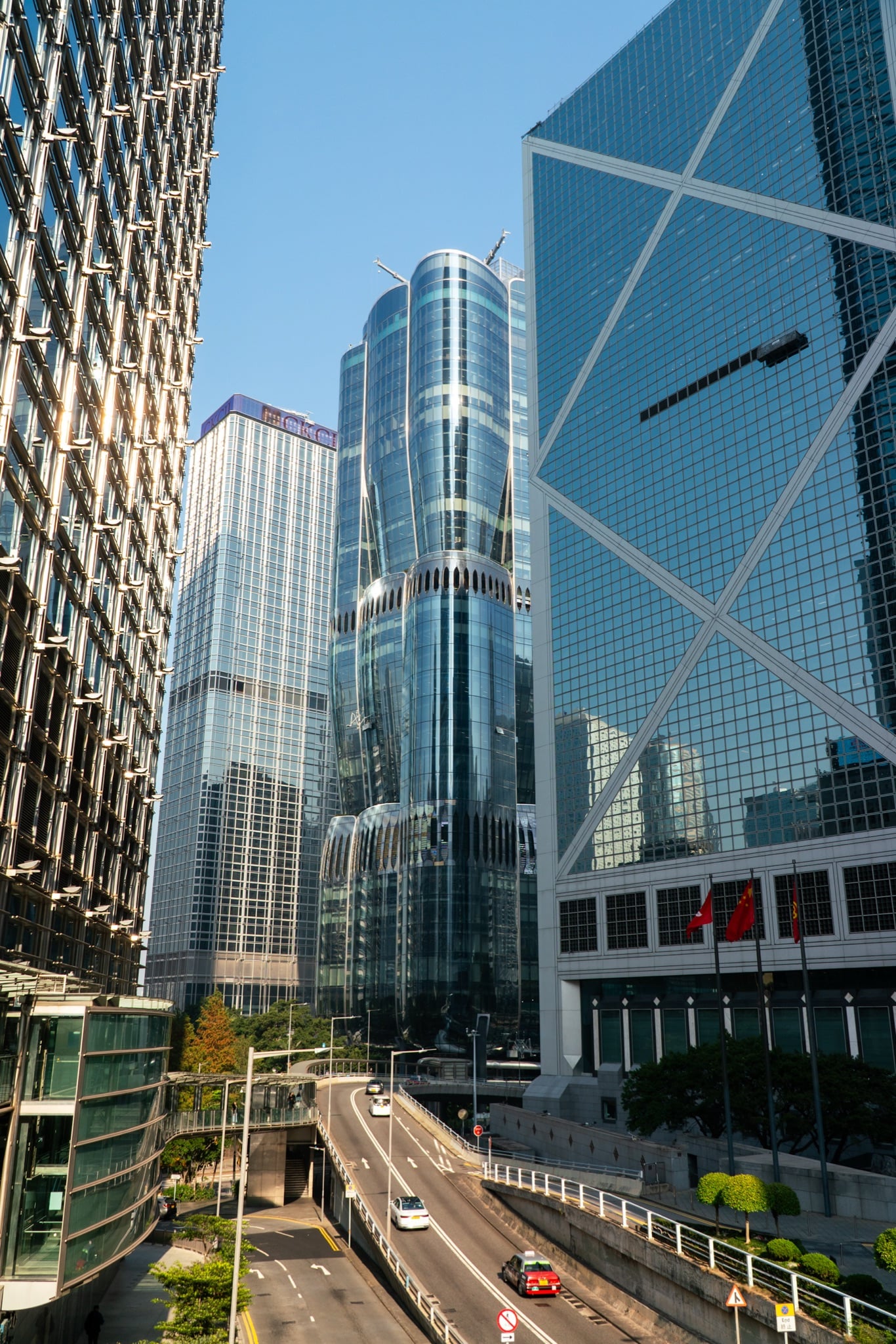 Skyscrapers crowding the Central district, Hong Kong