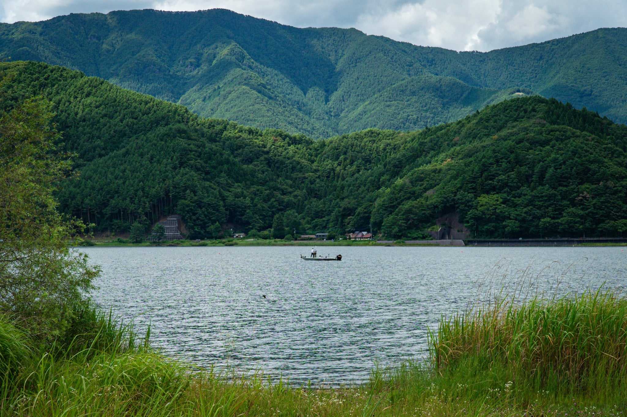 Mount Fuji mirrored in Lake Kawaguchi