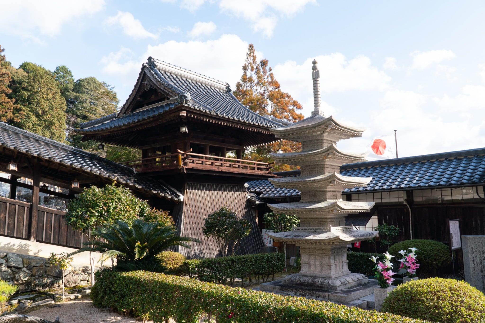 A mountain temple in Yamaguchi