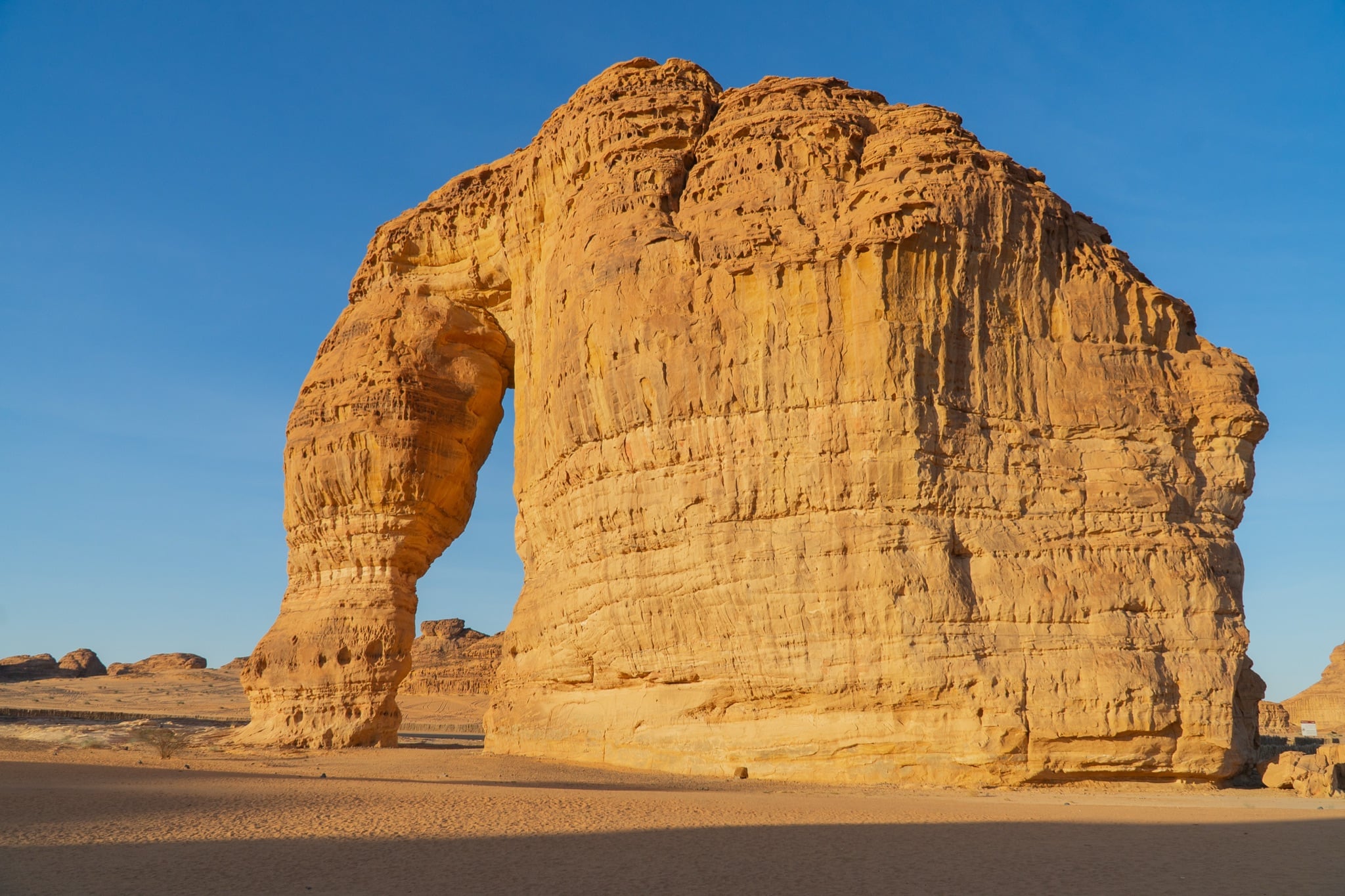 Elephant Rock, AlUla's famous eroded sandstone formation