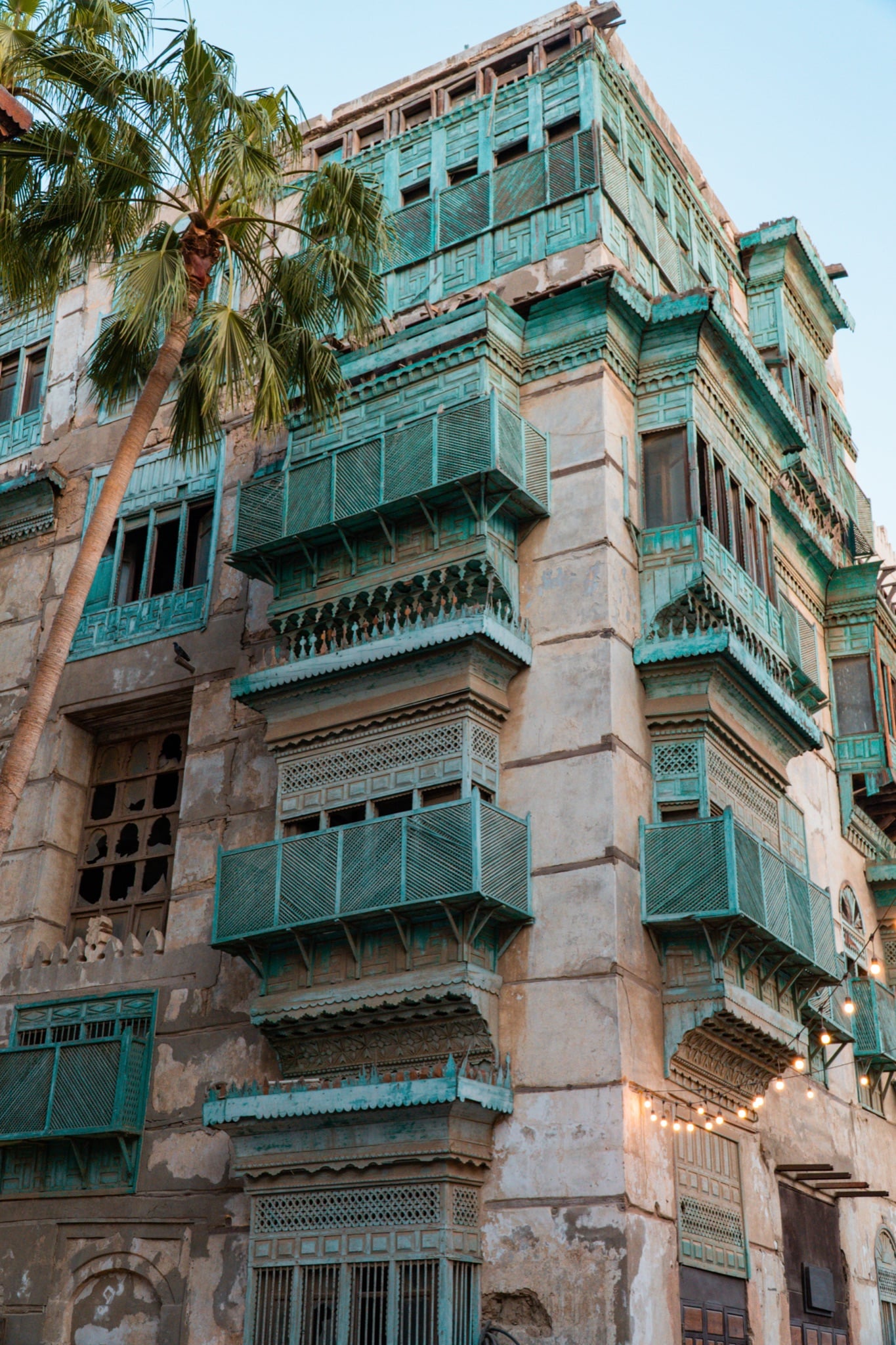 An old merchant house in Al-Balad, Jeddah