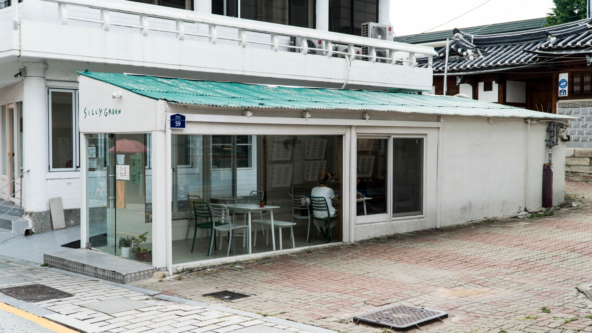 Inside a quiet Seoul coffee shop