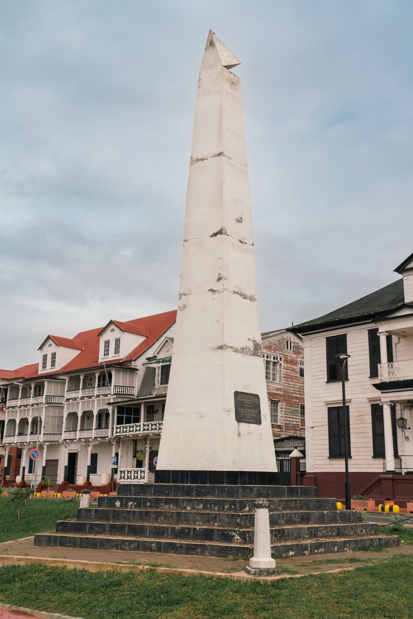 A memorial to the interior conflict in Paramaribo