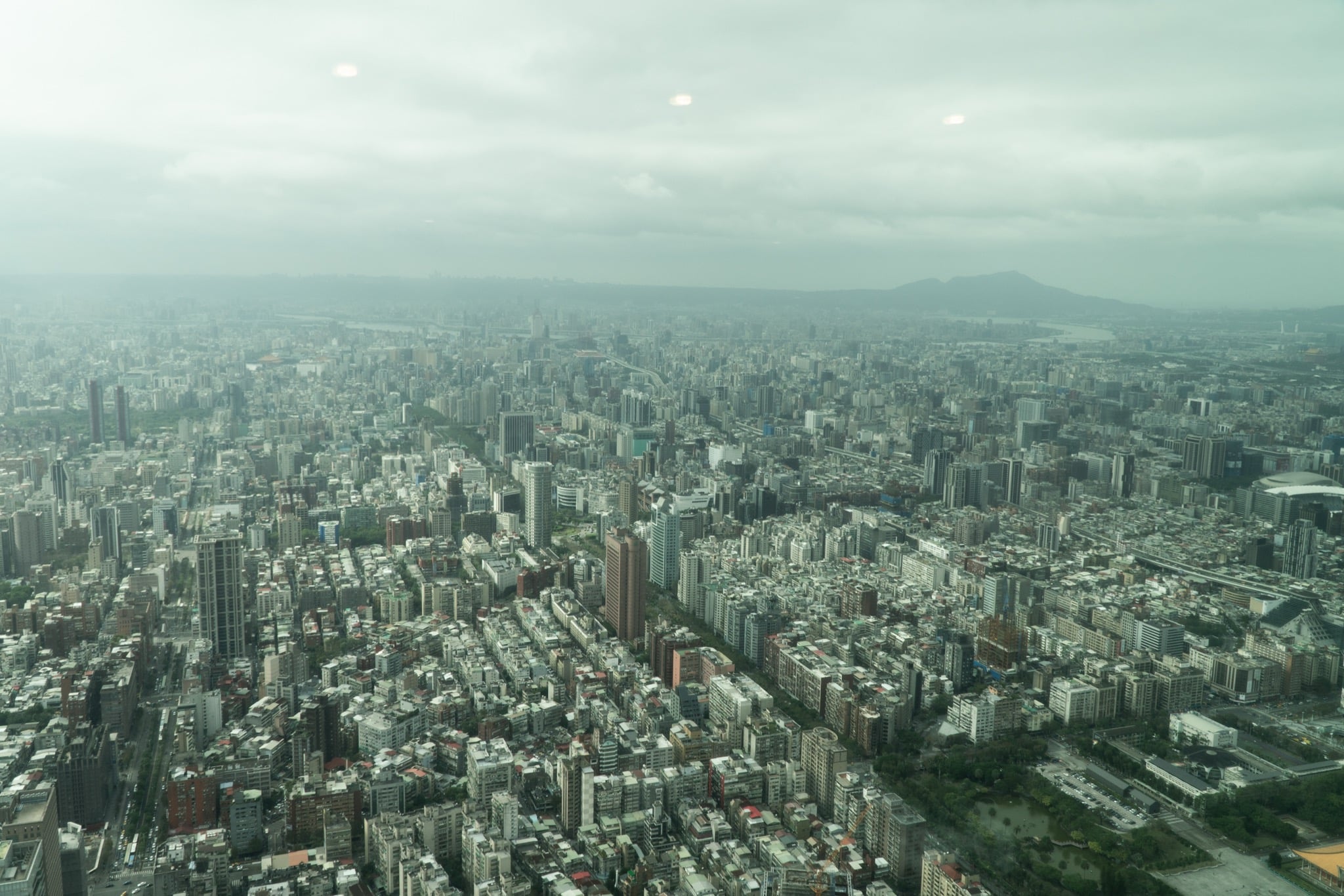 Taipei 101 standing over the Xinyi skyline