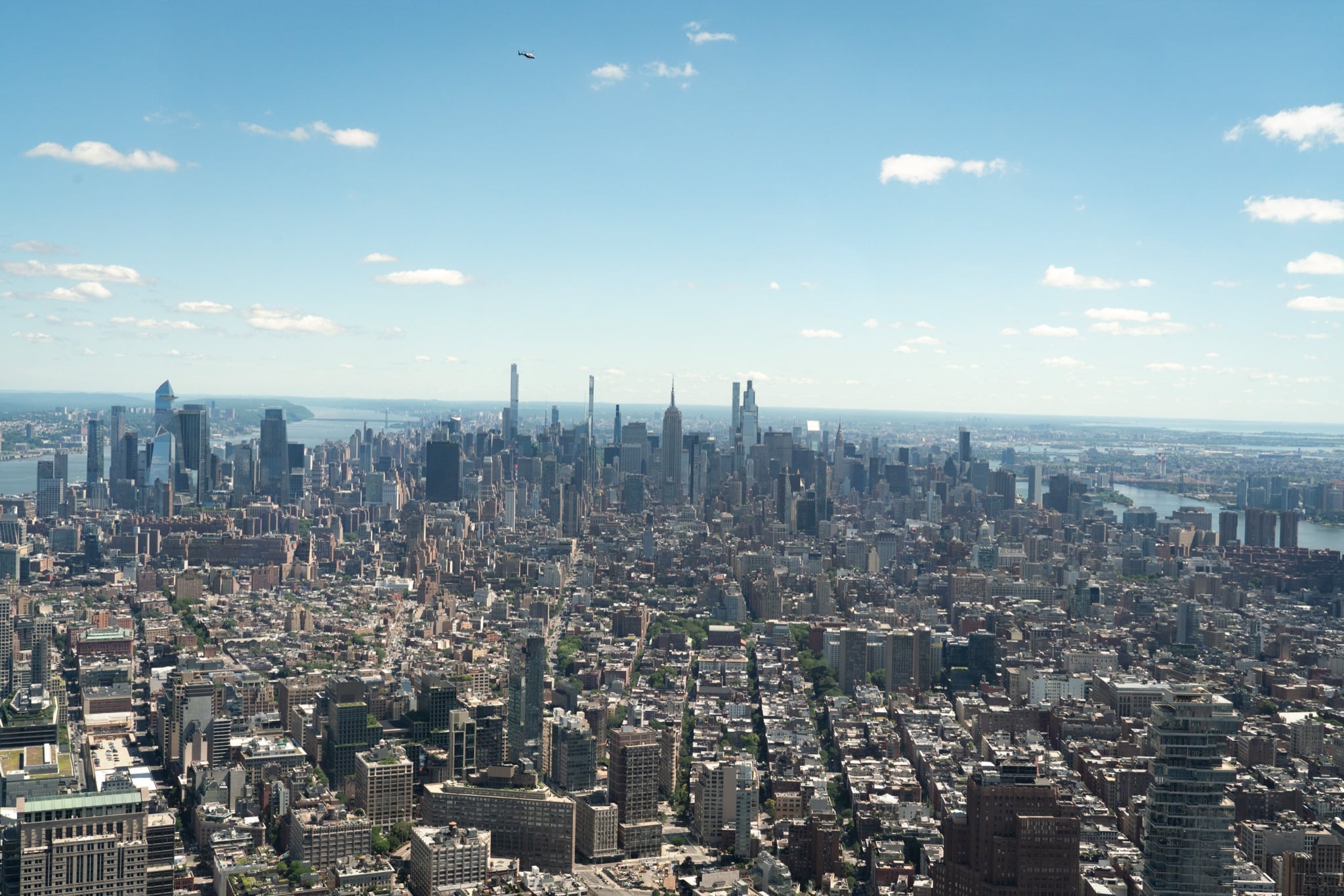 The Midtown skyline under open sky