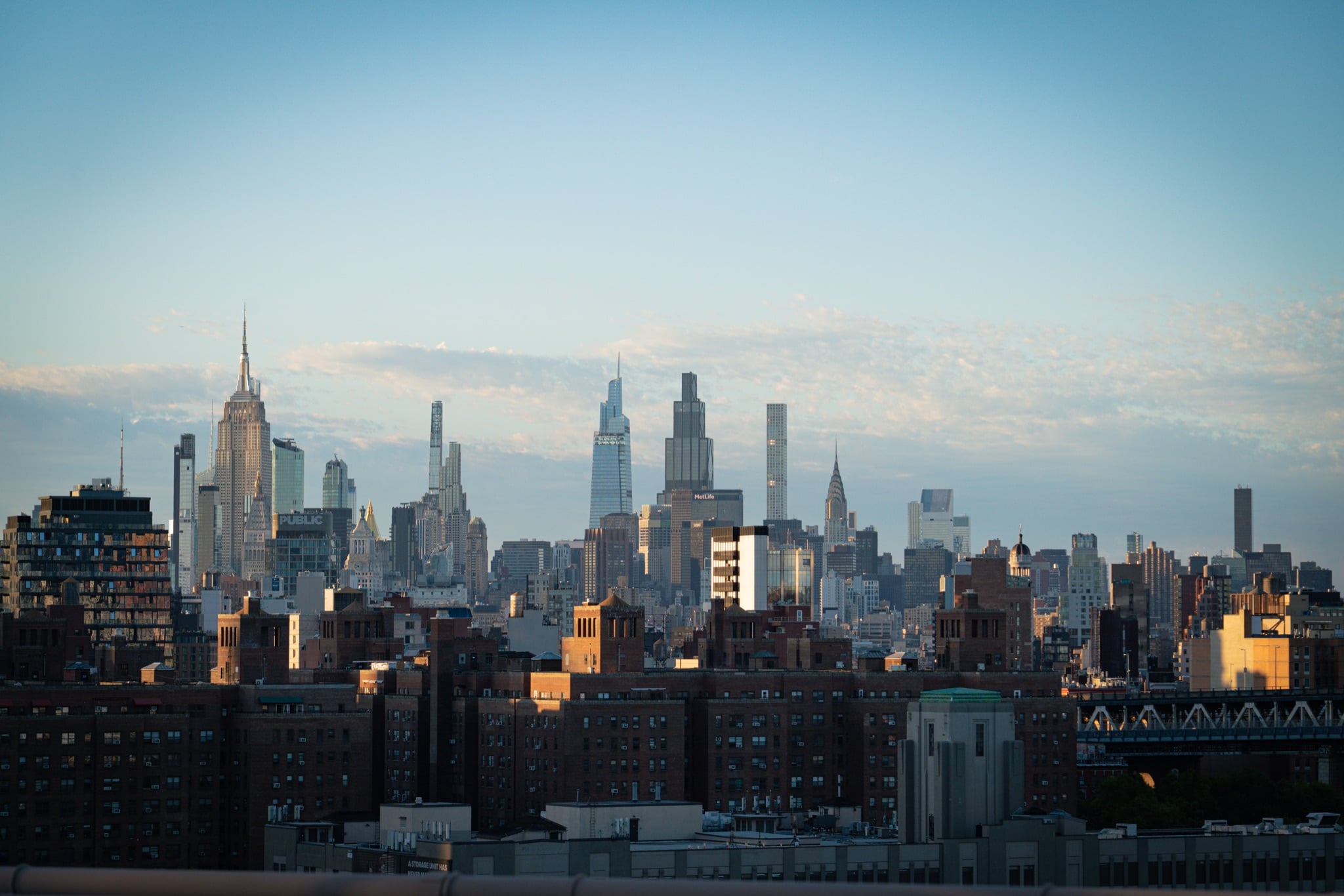 Manhattan's towers stretched across the horizon