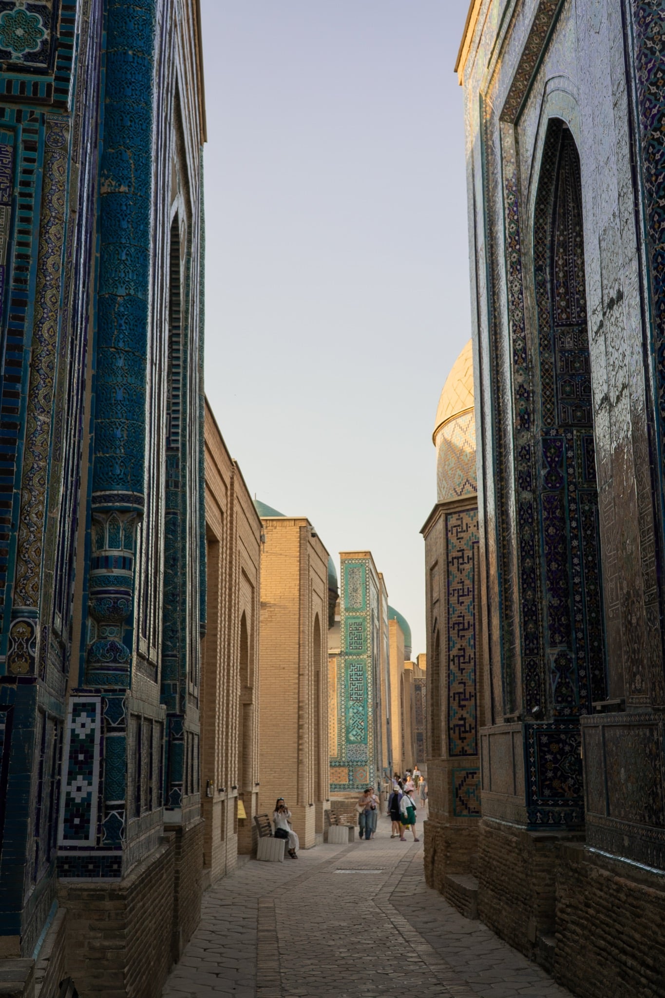 The closing gate of the Shah-i-Zinda necropolis, Samarkand