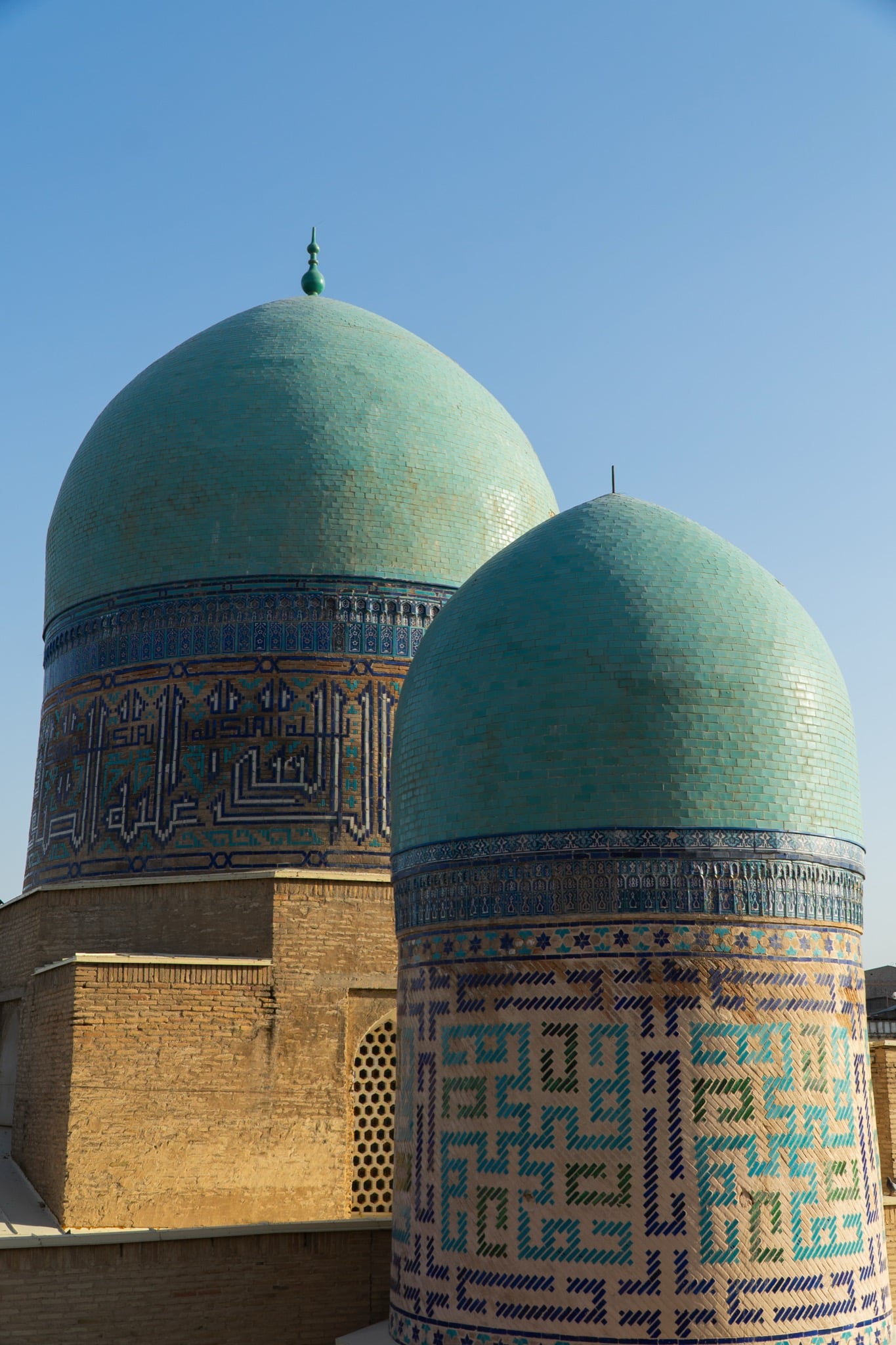 The tiled corridor of tombs at Shah-i-Zinda, Samarkand
